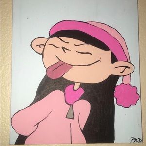 9x11 inch acrylic painting